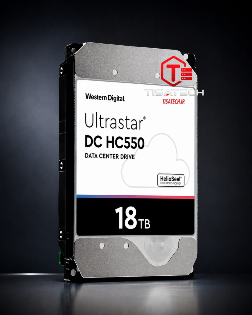 هارد دیسک وسترن دیجیتال ۱۸ ترابایت اولترا استار western digital HC550 18TB