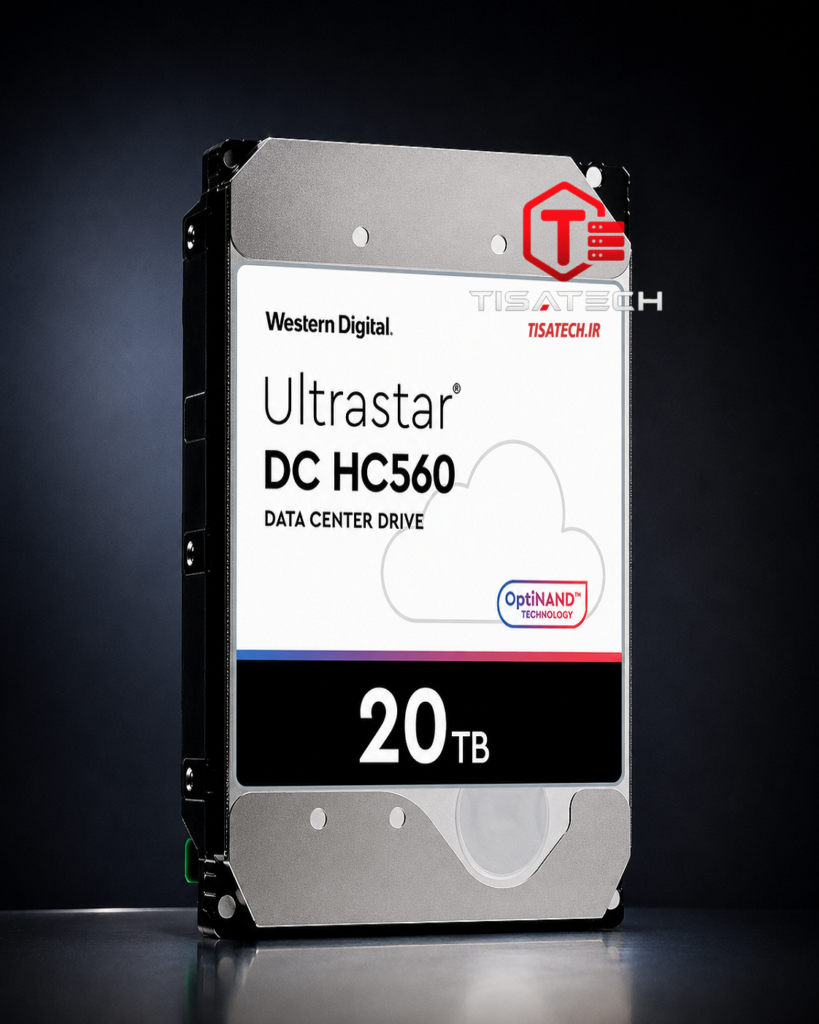 هارد دیسک وسترن دیجیتال ۲۰ ترابایت اولترا استار western digital HC550 20TB