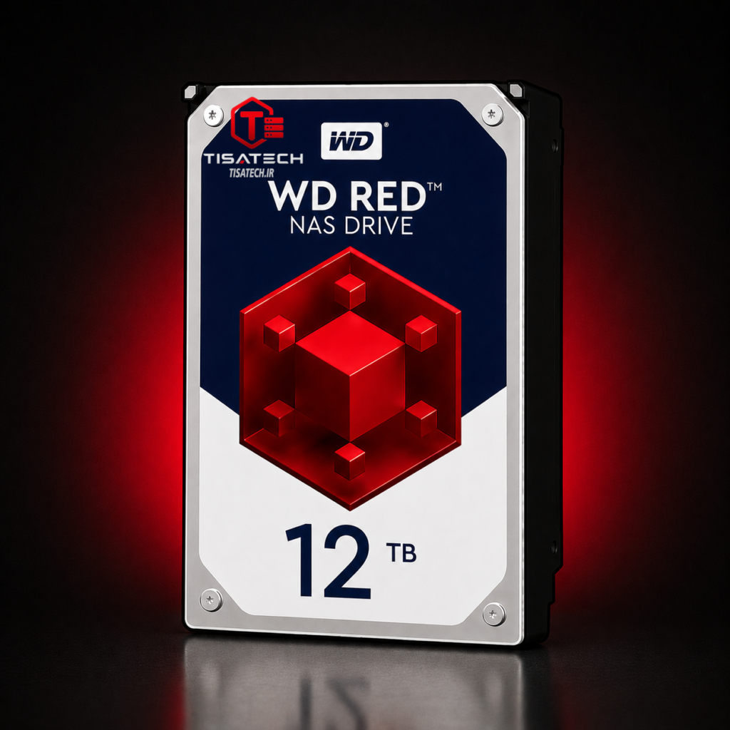 هارد وسترن ۱۲ ترابایت قرمزwestern digital 12TB HDD red