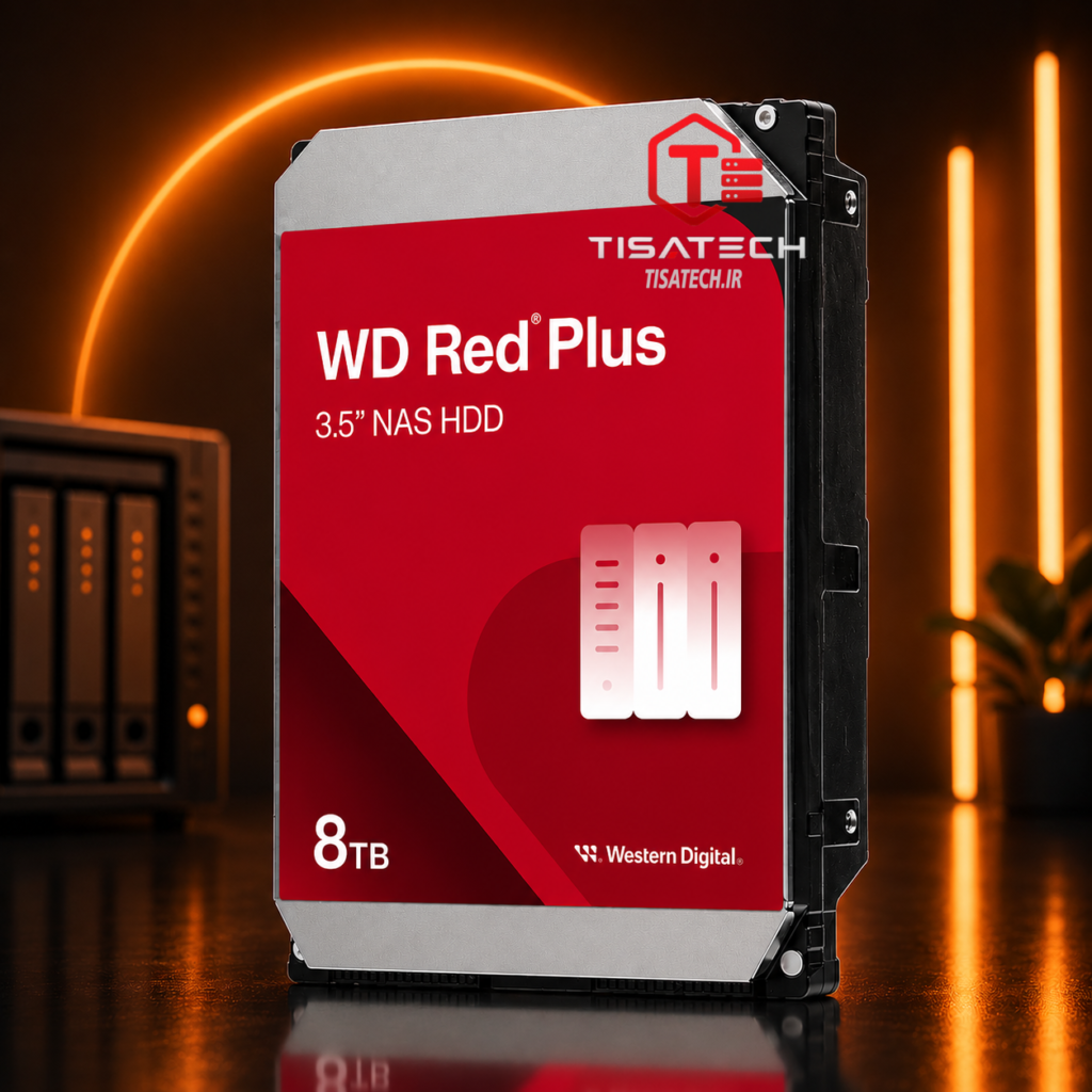 هارد وسترن ۸ ترابایت قرمز مدل red plus