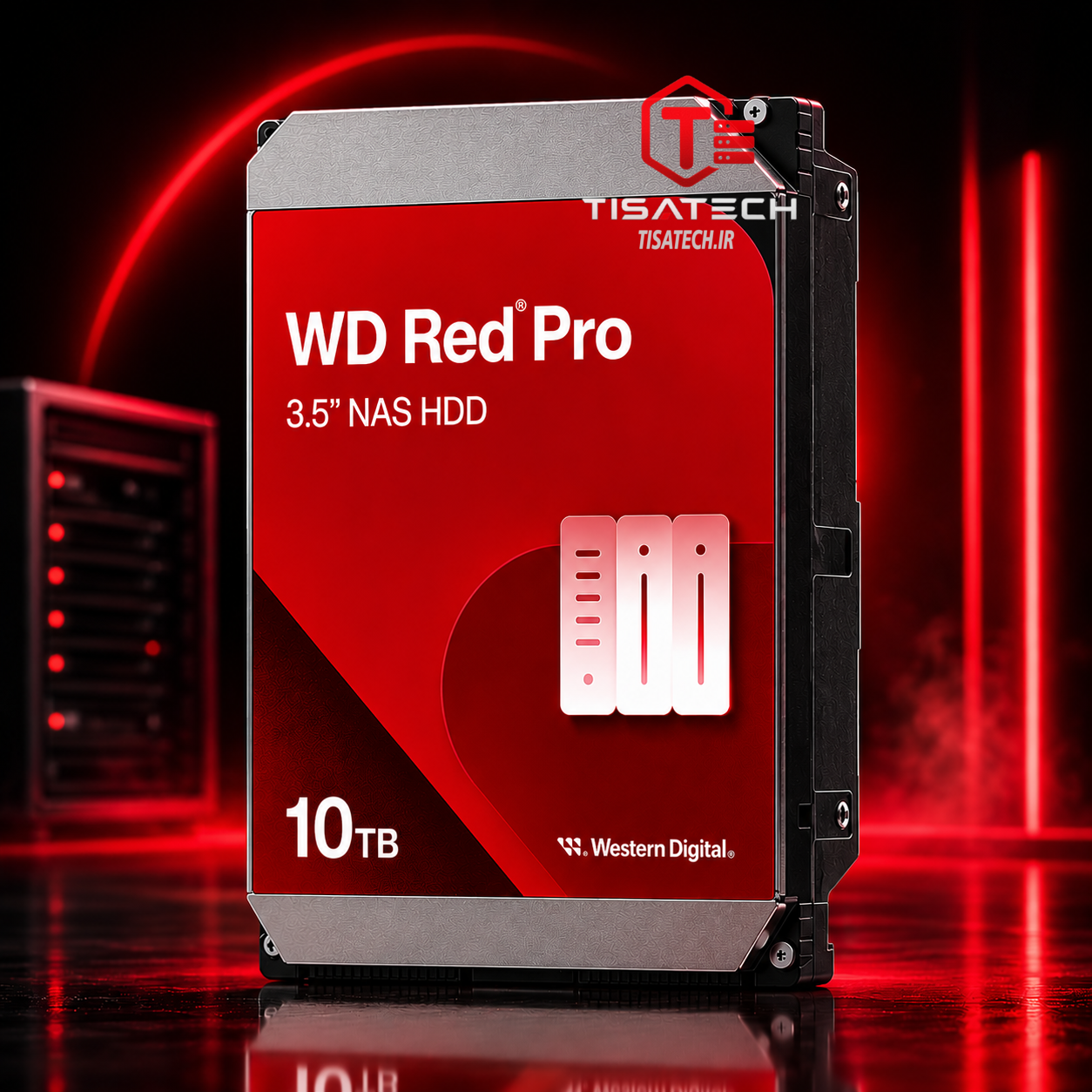 هارد وسترن دیجیتال قرمز پرو ۱۰ ترابایت WD 10 TB KFBX red Pro